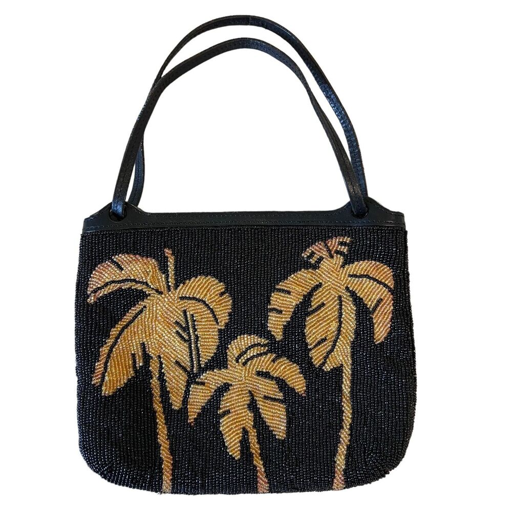 Tommy Hilfiger Black and Gold Mini Bag